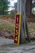 Custom house number sign with 1034
