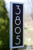 Horizontal or Vertical Custom Made House Number Plaque (A173) - The Carving Company