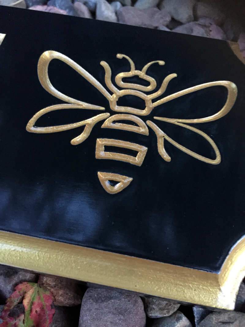 Custom Engraved Quarterboard sign with Starfish image - Add your name (Q34) - The Carving Company