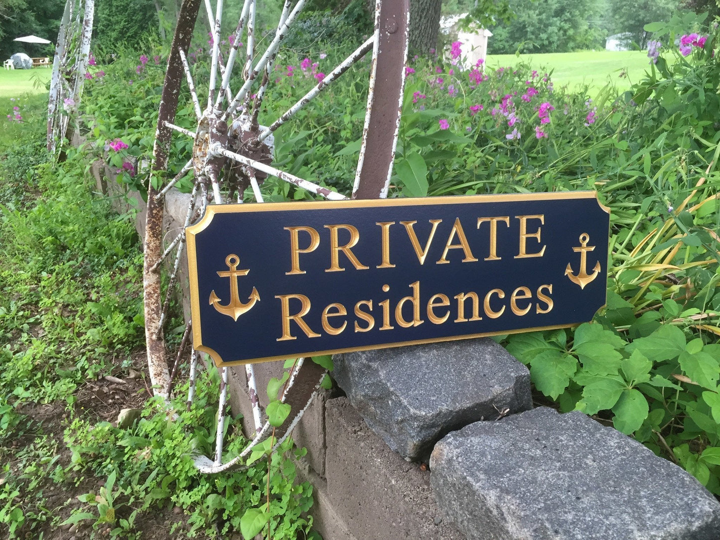 Last Name Entrance Sign - Custom image or engraving Personalized Gifts (LN37) - The Carving Company