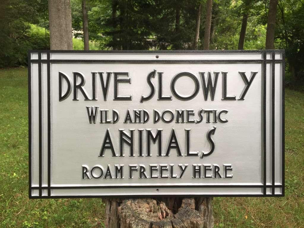 craftsman style sign