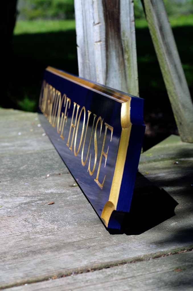 Classic Custom Carved Quarterboard sign - add your name (Q25) - The Carving Company