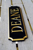 Custom Carved Quarterboard sign - Add your name, color  (Q16) - The Carving Company