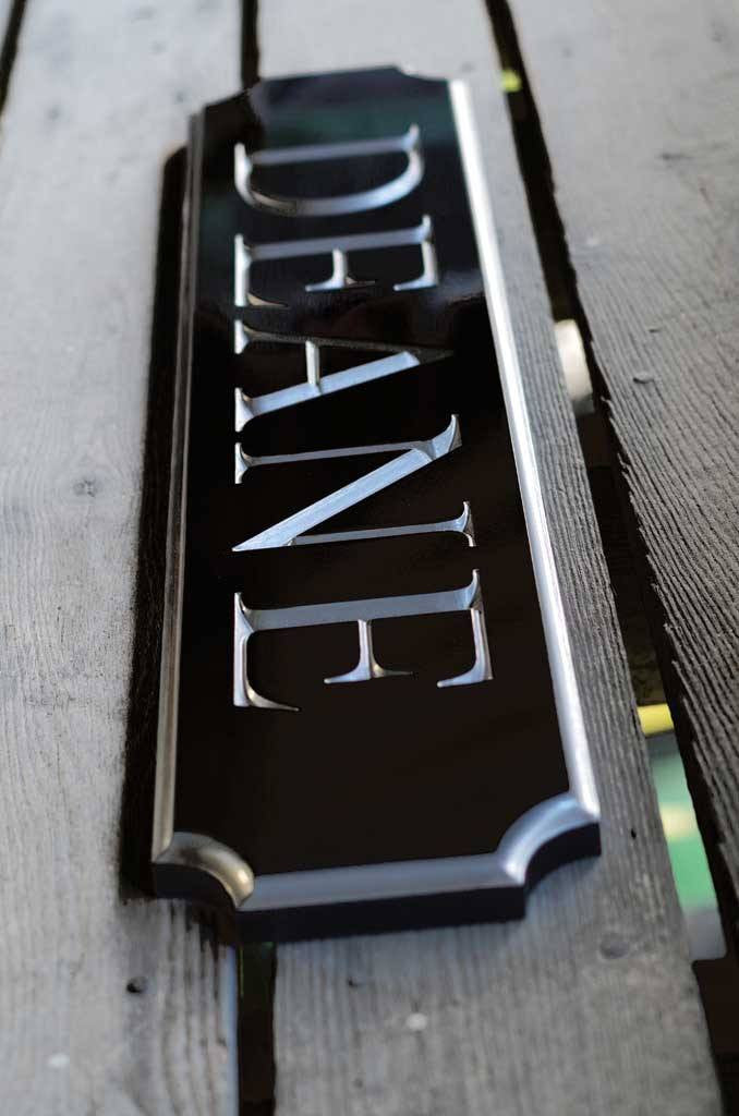 Custom Carved Quarterboard sign - Add your name, color  (Q16) - The Carving Company