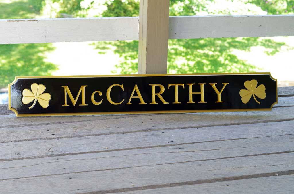 Quarter Sign Lettering Custom Carved Quarterboard sign - Personalize and add image – The ...