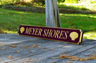Personalized Quarterboard sign with Shell or other image  (Q32) - The Carving Company