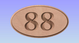 Reserved for Anthony D House Number Sign The Carving Company 