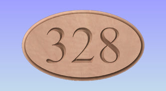 Reserved for Ann H House Number Sign The Carving Company 