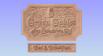 Reserved for Anne C Exterior Business Sign The Carving Company 